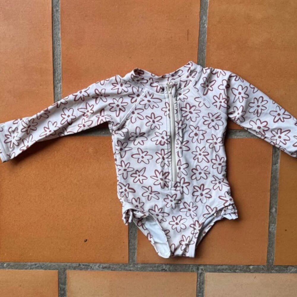 Rylee + Cru Swim Rashguard One Piece (6-12 months)